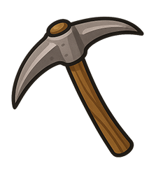 Spawn pickaxe